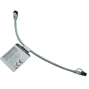 IT-BUDGET Full Copper Premium -verkkokaapeli - Slim AWG 28 - Cat.8.1 - 2000 MHz - halogeeniton - PoE+ - 40 Gbit - harmaa - 0,25 m (90ITBSLIM81PK025G)