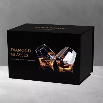 Thumbs Up Mad Monkey Diamond -viskilasit 2 kpl:n sarja läpinäkyvä 300 ml