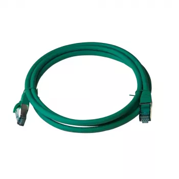 IT-BUDGET Full Copper Premium -verkkokaapeli Cat.6A 500 MHz LSZH PoE+ AWG 26/7 vihreä 1,5 m