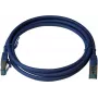 IT-BUDGET Premium -verkkokaapeli Cat.6A S/FTP LSZH 1,5 m sininen