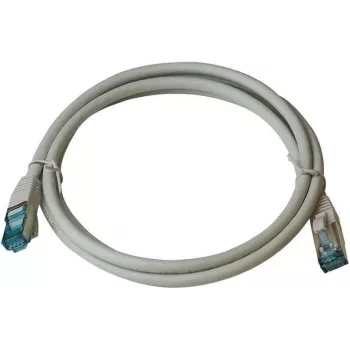 IT-BUDGET Premium -verkkokaapeli Cat.6A 500 MHz LSZH PoE+ AWG 26/7 harmaa 2 m