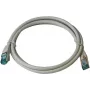 IT-BUDGET Premium -verkkokaapeli Cat.6A 500 MHz LSZH PoE+ AWG 26/7 harmaa 2 m