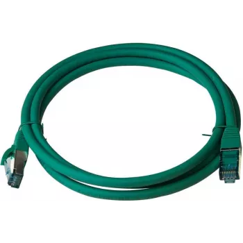 IT-BUDGET Full Copper Premium -verkkokaapeli - Cat.6A - 500 MHz - halogeeniton - PoE+ - AWG 26/7 - vihreä - 7,50 m