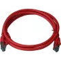 IT-BUDGET Full Copper Premium -liitäntäkaapeli Cat.6A 500 MHz LSZH PoE+ AWG 26/7 punainen 25 m