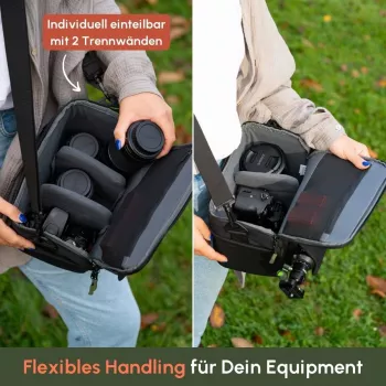 C-ROPE Camera Sling Bag V3 musta Retail - laukku (CRP-PKT-M-BLK)