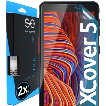 smart.engineered 2x3D näytönsuojakalvo Samsung Galaxy Xcover 5 läpinäkyvä (2 kpl:n pakkaus)