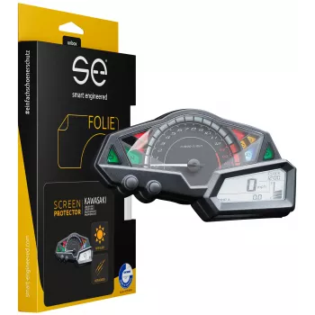 smart.engineered SE-DCP-2-0102-0065-1-M näytönsuoja Kawasaki Z300 / Z250 / Ninja250 / Ninja300 (2013-2017) - läpinäkyvä