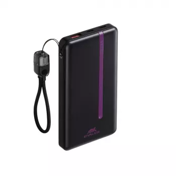 RIVACASE VA2311 varavirtalähde 10000 mAh 22,5W musta
