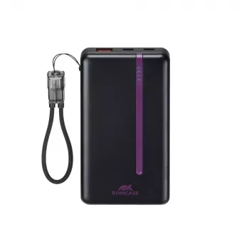 RIVACASE VA2311 varavirtalähde 10000 mAh 22,5W musta