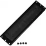 Rockstable läpivientipaneeli harjatiivisteellä - kaapelinhallintapaneeli - musta - 276 mm - 73 mm - 10 mm - 180 g (RS19-CEBM)
