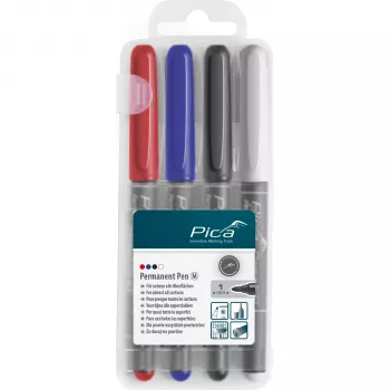 PICA-MARKER Pica Permanent-Pen 1,0mm assorted ja Instant-White-Pen