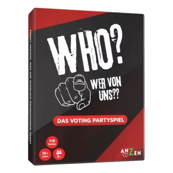 Anzen WHO? - Wer von uns? -juhlakorttipeli