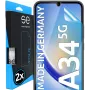 SMART.ENGINEERED se 3D näytönsuojakalvo Samsung Galaxy A34 (2 kpl:n pakkaus) (SE0-F0101-0395-23-M)