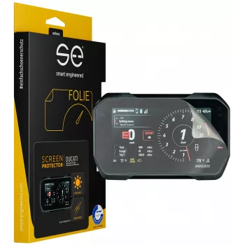 smart.engineered SE-DCP-2-0102-0193-1-M näytönsuojakalvo moottoripyörän näytöille - läpinäkyvä - TPU - naarmu- ja iskunkestävä - itsestään korjautuva - oleofobinen pinnoite
