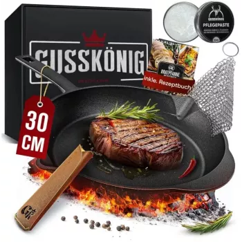 Gusskönig esivalmisteltu valurautainen paistinpannu 30 cm (GK-44)