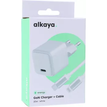ALKAYA NEXUS Speed Flex laturisarja GaN-teknologia 20W valkoinen