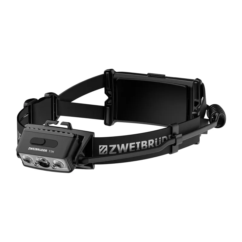 Zweibrüder ZB11H LED ladattava otsalamppu 2500 lumenia USB-C