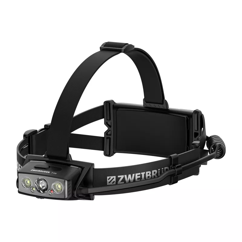 Zweibrüder ZB11H LED ladattava otsalamppu 2500 lumenia USB-C