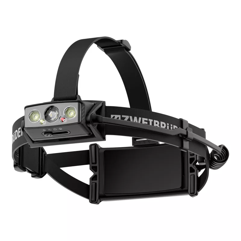 Zweibrüder ZB11H LED ladattava otsalamppu 2500 lumenia USB-C