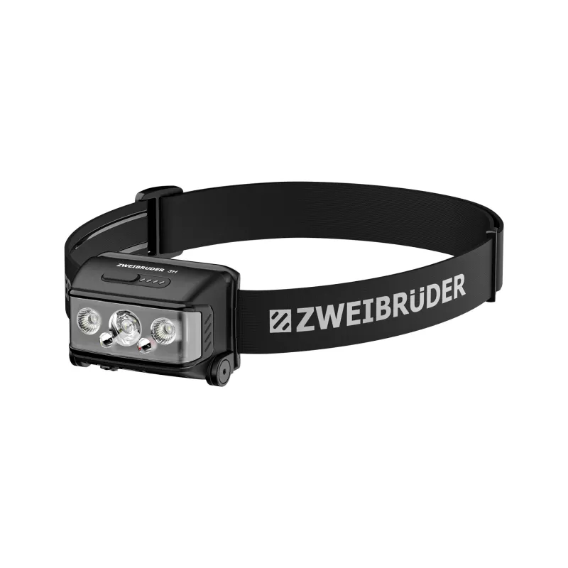Zweibrüder ZB3H LED ladattava otsalamppu 600 lumenia USB-C