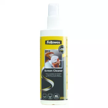 Fellowes näytönpuhdistussuihke 250 ml mikrokuituliinalla