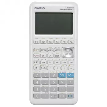 Casio FX-9860GIII-W-ET graafinen laskin, Natural V.P.A.M., 552 toimintoa, aurinko & paristo, musta