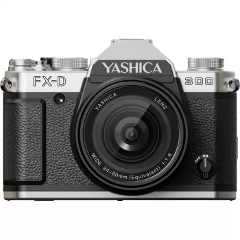 Yashica FX-D 300 kompakti digikamera, 50 MP, 4K, musta