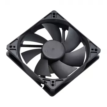 Akasa 12cm musta tuuletin - 17,5 dB - musta