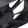 Akasa 12cm musta tuuletin - 17,5 dB - musta