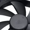 Akasa 12cm musta tuuletin - 17,5 dB - musta