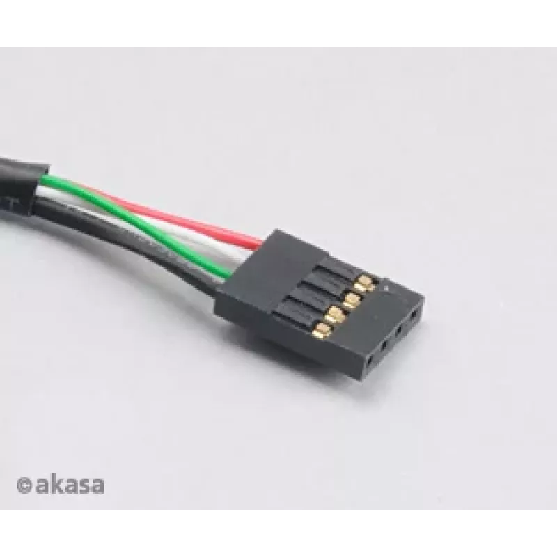 Akasa AK-CBUB06-60BK sisäinen ulkoiseen USB 2.0 -kaapeli, 60 cm, musta