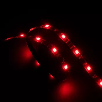 Akasa Vegas AK-LD02-05RD punainen LED-nauha PC-kotelon valaistukseen, 50 cm, 30 LEDiä, 12V
