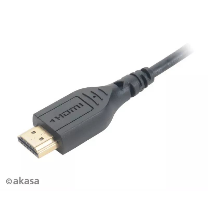 Akasa 1,5m High Speed HDMI with Ethernet -kaapeli - HDMI Type-A - Micro HDMI - 4K - musta