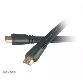 Akasa HDMI 2m High Speed HDMI Cable with Ethernet 10,2 Gbit/s 4K 3D musta
