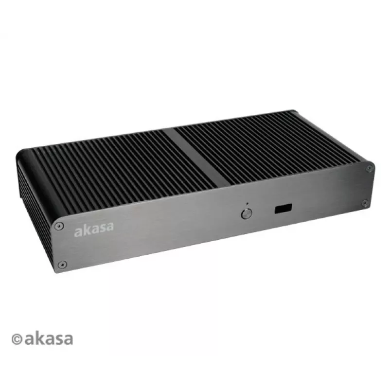 Akasa Tesla T tuuletinon NUC-kotelo - musta - UCFF - USB