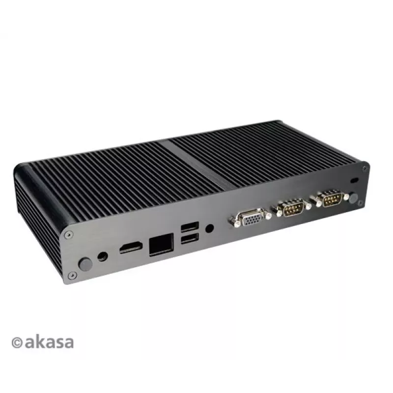 Akasa Tesla T tuuletinon NUC-kotelo - musta - UCFF - USB
