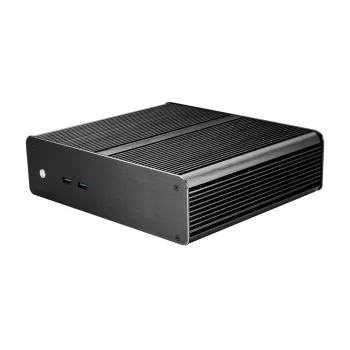 Akasa Euler T Mini Tower PC -kotelo musta Mini-ITX alumiini 2,5 tuumaa