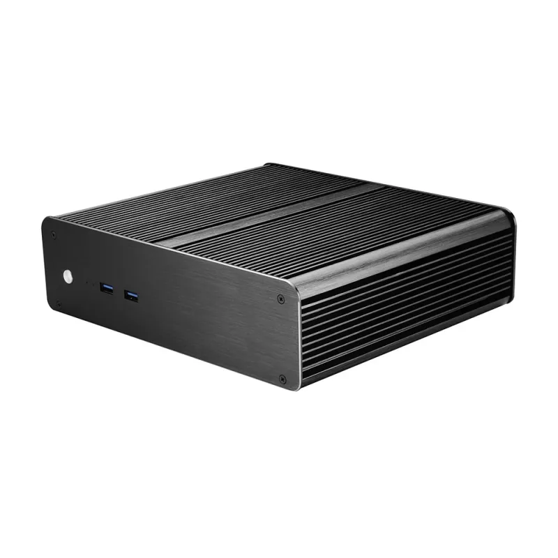 Akasa Euler T Mini Tower PC -kotelo musta Mini-ITX alumiini 2,5 tuumaa