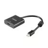 Akasa Mini DisplayPort uros HDMI naaras -videosovitin - 4K@30Hz, musta