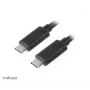 Akasa AK-CBUB26-10BK USB-C USB-C -kaapeli 1 m - USB 3.2 Gen 2 - 10 Gbit/s - 100W PD - musta