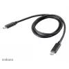 Akasa AK-CBUB26-10BK USB-C USB-C -kaapeli 1 m - USB 3.2 Gen 2 - 10 Gbit/s - 100W PD - musta