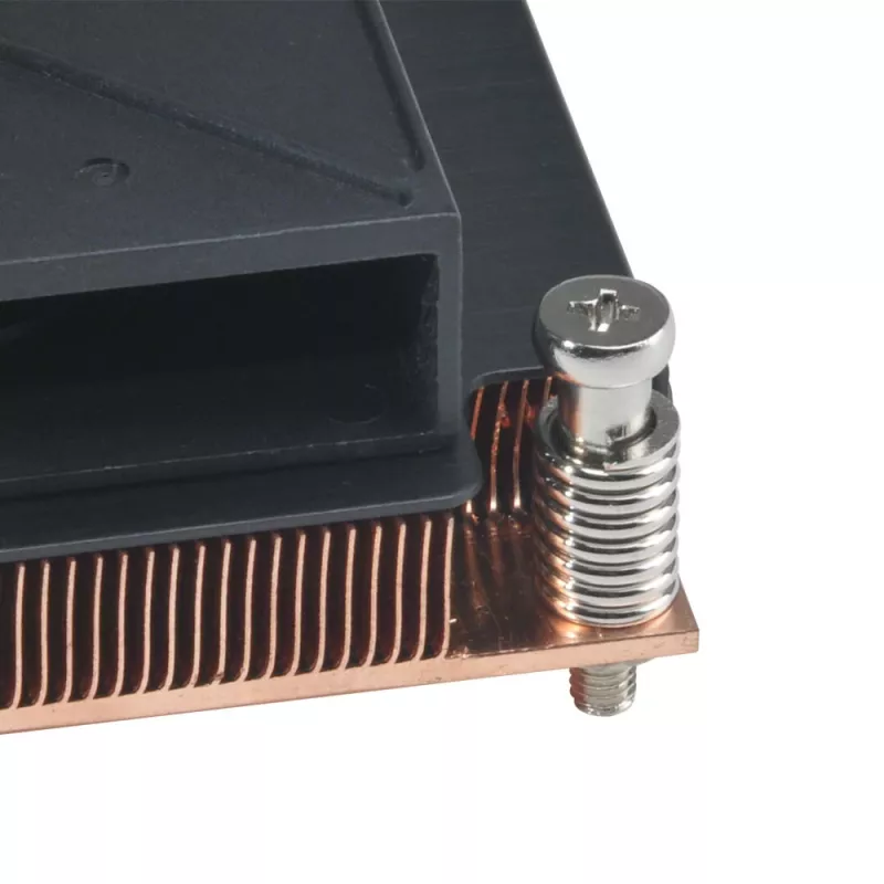 Akasa Intel 1U täysin kuparinen aktiivijäähdytin PWM-puhaltimella LGA 2011 (Xeon MP)
