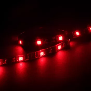 Akasa Vegas M AK-LD05-50RD punainen LED-nauha PC-kotelon sisävalaistukseen, 50 cm, magneettikiinnitys, 4-pin Molex