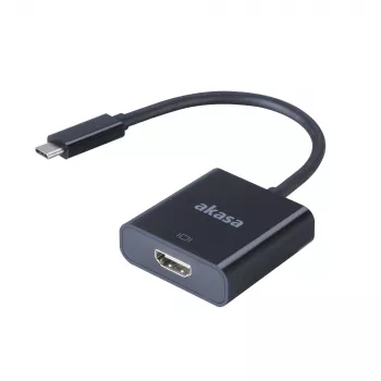 Akasa ulkoinen videosovitin - USB-C HDMI - 4K@60Hz - musta