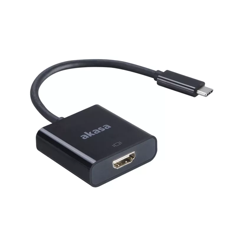 Akasa ulkoinen videosovitin - USB-C HDMI - 4K@60Hz - musta