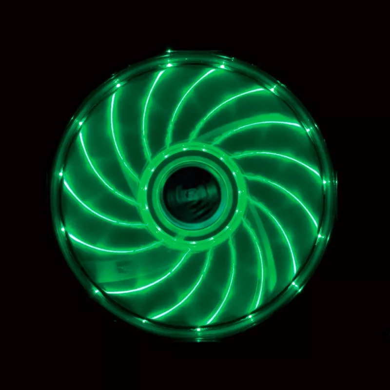 Akasa Vegas AK-FN091-GN 120 mm vihreä LED-kotelotuuletin