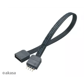 Akasa AK-CBLD01-20BK Flexa RGB LED -jatkokaapeli 0,2 m musta