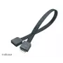 Akasa AK-CBLD01-20BK Flexa RGB LED -jatkokaapeli 0,2 m musta
