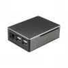 Akasa A-RA02-M1B Raspberry Pi -kotelo - alumiini - tuulettimeton passiivijäähdytys - musta