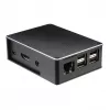 Akasa A-RA02-M1B Raspberry Pi -kotelo - alumiini - tuulettimeton passiivijäähdytys - musta